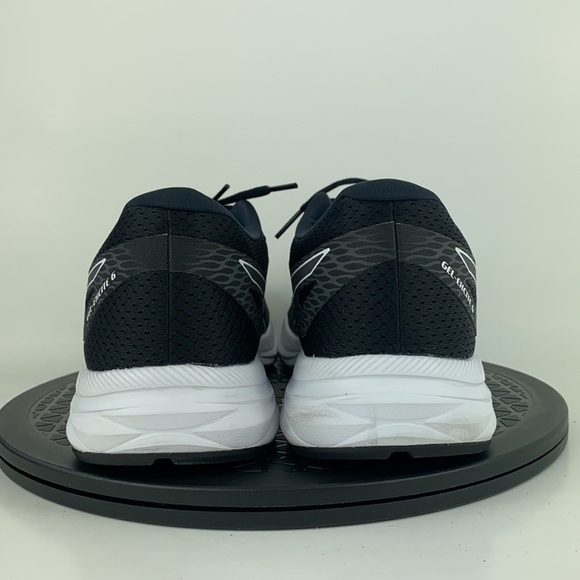Asics Gel-Excite 6 Black/White Athletic Running Shoes 1012A150 Women's Size 11.5 - Picture 6 of 13